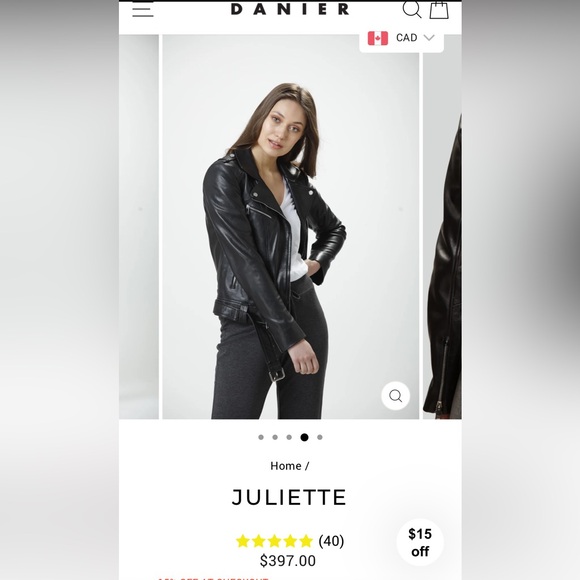 Genuine Leather Jacket - Picture 4 of 4